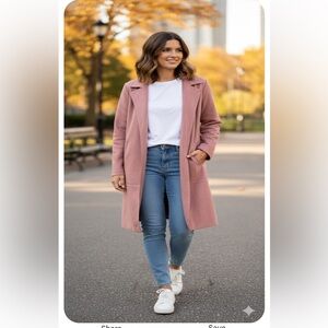 Philosophy Over Coat Faux Leather size MEDIUM